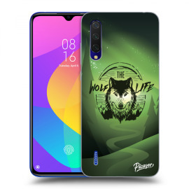 Picasee Silikónový čierny obal pre Xiaomi Mi 9 Lite - Wolf life