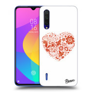 Picasee Silikónový čierny obal pre Xiaomi Mi 9 Lite - Big heart - cena, porovnanie