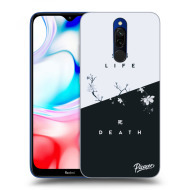 Picasee Silikónový prehľadný obal pre Xiaomi Redmi 8 - Life - Death - cena, porovnanie