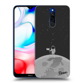 Picasee Silikónový prehľadný obal pre Xiaomi Redmi 8 - Astronaut