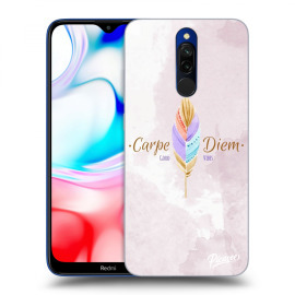 Picasee Silikónový prehľadný obal pre Xiaomi Redmi 8 - Carpe Diem