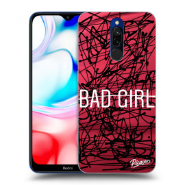 Picasee Silikónový prehľadný obal pre Xiaomi Redmi 8 - Bad girl