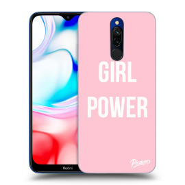 Picasee Silikónový prehľadný obal pre Xiaomi Redmi 8 - Girl Power