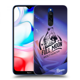 Picasee Silikónový prehľadný obal pre Xiaomi Redmi 8 - Wolf