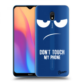 Picasee Silikónový prehľadný obal pre Xiaomi Redmi 8A - Don't Touch My Phone