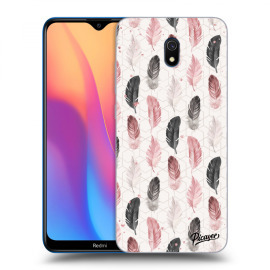 Picasee Silikónový prehľadný obal pre Xiaomi Redmi 8A - Feather 2