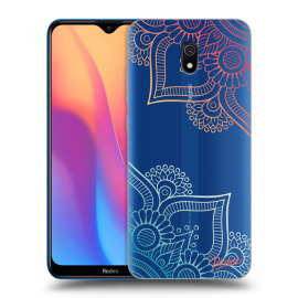 Picasee Silikónový prehľadný obal pre Xiaomi Redmi 8A - Flowers pattern