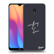 Picasee Silikónový prehľadný obal pre Xiaomi Redmi 8A - Everything is a choice - cena, porovnanie