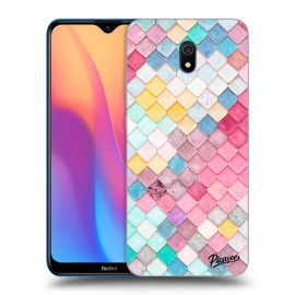 Picasee Silikónový prehľadný obal pre Xiaomi Redmi 8A - Colorful roof