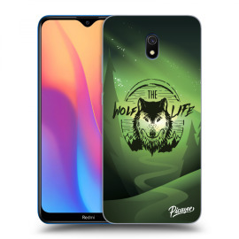 Picasee Silikónový prehľadný obal pre Xiaomi Redmi 8A - Wolf life