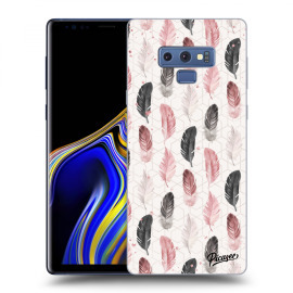 Picasee Silikónový čierny obal pre Samsung Galaxy Note 9 N960F - Feather 2