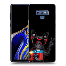 Picasee Silikónový čierny obal pre Samsung Galaxy Note 9 N960F - French Bulldog