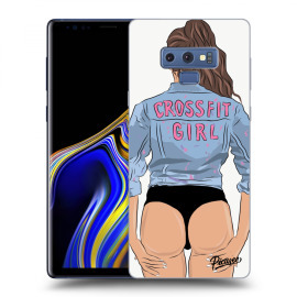 Picasee Silikónový čierny obal pre Samsung Galaxy Note 9 N960F - Crossfit girl - nickynellow