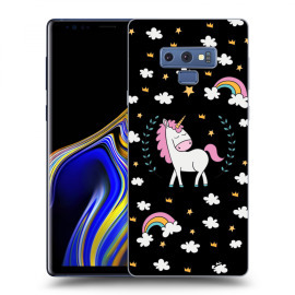 Picasee Silikónový čierny obal pre Samsung Galaxy Note 9 N960F - Unicorn star heaven