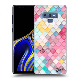 Picasee Silikónový čierny obal pre Samsung Galaxy Note 9 N960F - Colorful roof