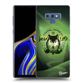 Picasee Silikónový čierny obal pre Samsung Galaxy Note 9 N960F - Wolf life