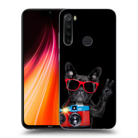 Picasee Silikónový čierny obal pre Xiaomi Redmi Note 8T - French Bulldog