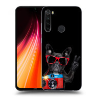 Picasee Silikónový čierny obal pre Xiaomi Redmi Note 8T - French Bulldog - cena, porovnanie