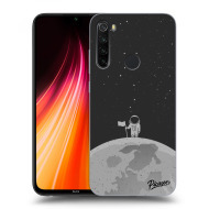 Picasee Silikónový čierny obal pre Xiaomi Redmi Note 8T - Astronaut - cena, porovnanie