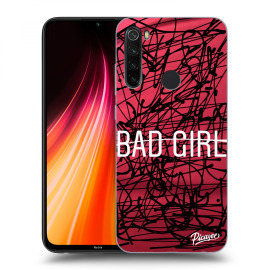 Picasee Silikónový čierny obal pre Xiaomi Redmi Note 8T - Bad girl