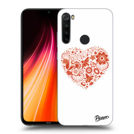 Picasee Silikónový čierny obal pre Xiaomi Redmi Note 8T - Big heart