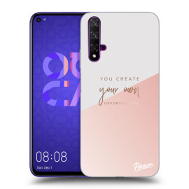 Picasee Silikónový prehľadný obal pre Huawei Nova 5T - You create your own opportunities