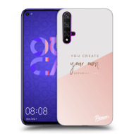 Picasee Silikónový prehľadný obal pre Huawei Nova 5T - You create your own opportunities - cena, porovnanie