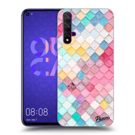 Picasee Silikónový prehľadný obal pre Huawei Nova 5T - Colorful roof