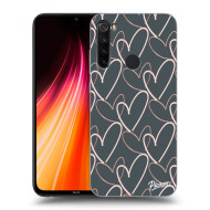 Picasee Silikónový prehľadný obal pre Xiaomi Redmi Note 8T - Lots of love - cena, porovnanie