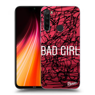 Picasee Silikónový prehľadný obal pre Xiaomi Redmi Note 8T - Bad girl - cena, porovnanie