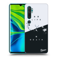 Picasee Silikónový čierny obal pre Xiaomi Mi Note 10 (Pro) - Life - Death - cena, porovnanie