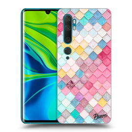 Picasee Silikónový čierny obal pre Xiaomi Mi Note 10 (Pro) - Colorful roof