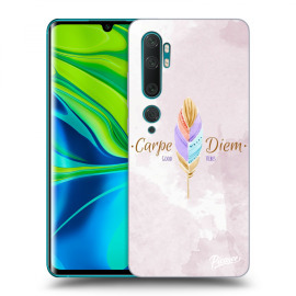 Picasee Silikónový prehľadný obal pre Xiaomi Mi Note 10 (Pro) - Carpe Diem