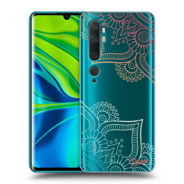 Picasee Silikónový prehľadný obal pre Xiaomi Mi Note 10 (Pro) - Flowers pattern