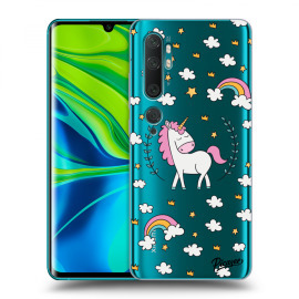 Picasee Silikónový prehľadný obal pre Xiaomi Mi Note 10 (Pro) - Unicorn star heaven