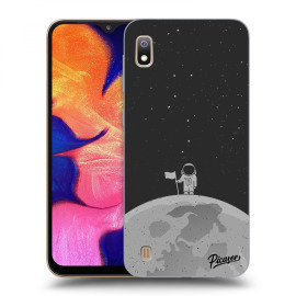 Picasee Silikónový prehľadný obal pre Samsung Galaxy A10 A105F - Astronaut