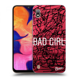 Picasee Silikónový prehľadný obal pre Samsung Galaxy A10 A105F - Bad girl