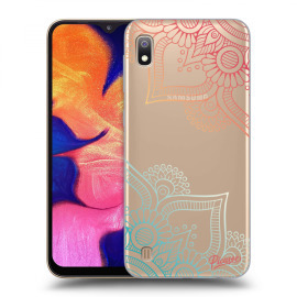 Picasee Silikónový prehľadný obal pre Samsung Galaxy A10 A105F - Flowers pattern