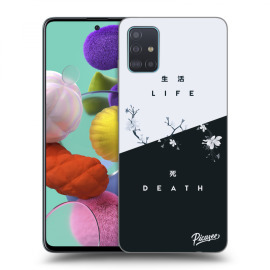 Picasee Silikónový čierny obal pre Samsung Galaxy A51 A515F - Life - Death