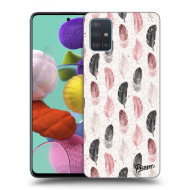 Picasee Silikónový čierny obal pre Samsung Galaxy A51 A515F - Feather 2 - cena, porovnanie