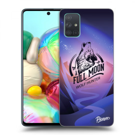 Picasee Silikónový prehľadný obal pre Samsung Galaxy A71 A715F - Wolf