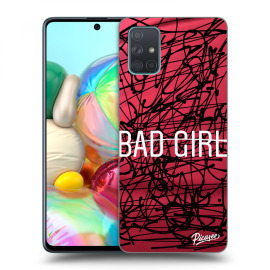 Picasee Silikónový čierny obal pre Samsung Galaxy A71 A715F - Bad girl