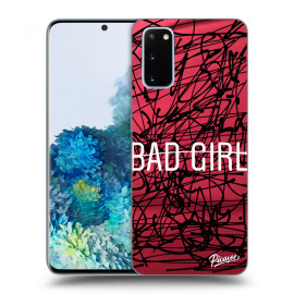 Picasee Silikónový prehľadný obal pre Samsung Galaxy S20 G980F - Bad girl