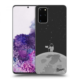 Picasee Silikónový prehľadný obal pre Samsung Galaxy S20+ G985F - Astronaut