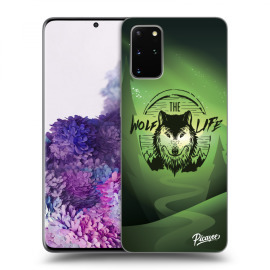 Picasee Silikónový prehľadný obal pre Samsung Galaxy S20+ G985F - Wolf life