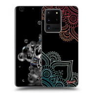 Picasee Silikónový čierny obal pre Samsung Galaxy S20 Ultra G988F - Flowers pattern - cena, porovnanie