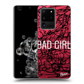 Picasee Silikónový čierny obal pre Samsung Galaxy S20 Ultra G988F - Bad girl