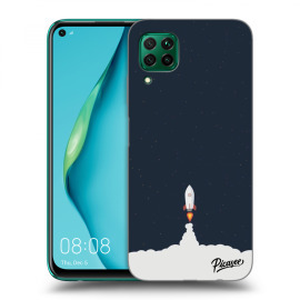 Picasee Silikónový prehľadný obal pre Huawei P40 Lite - Astronaut 2