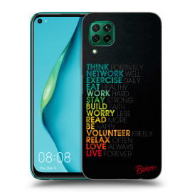 Picasee Silikónový prehľadný obal pre Huawei P40 Lite - Motto life