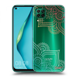 Picasee Silikónový prehľadný obal pre Huawei P40 Lite - Flowers pattern